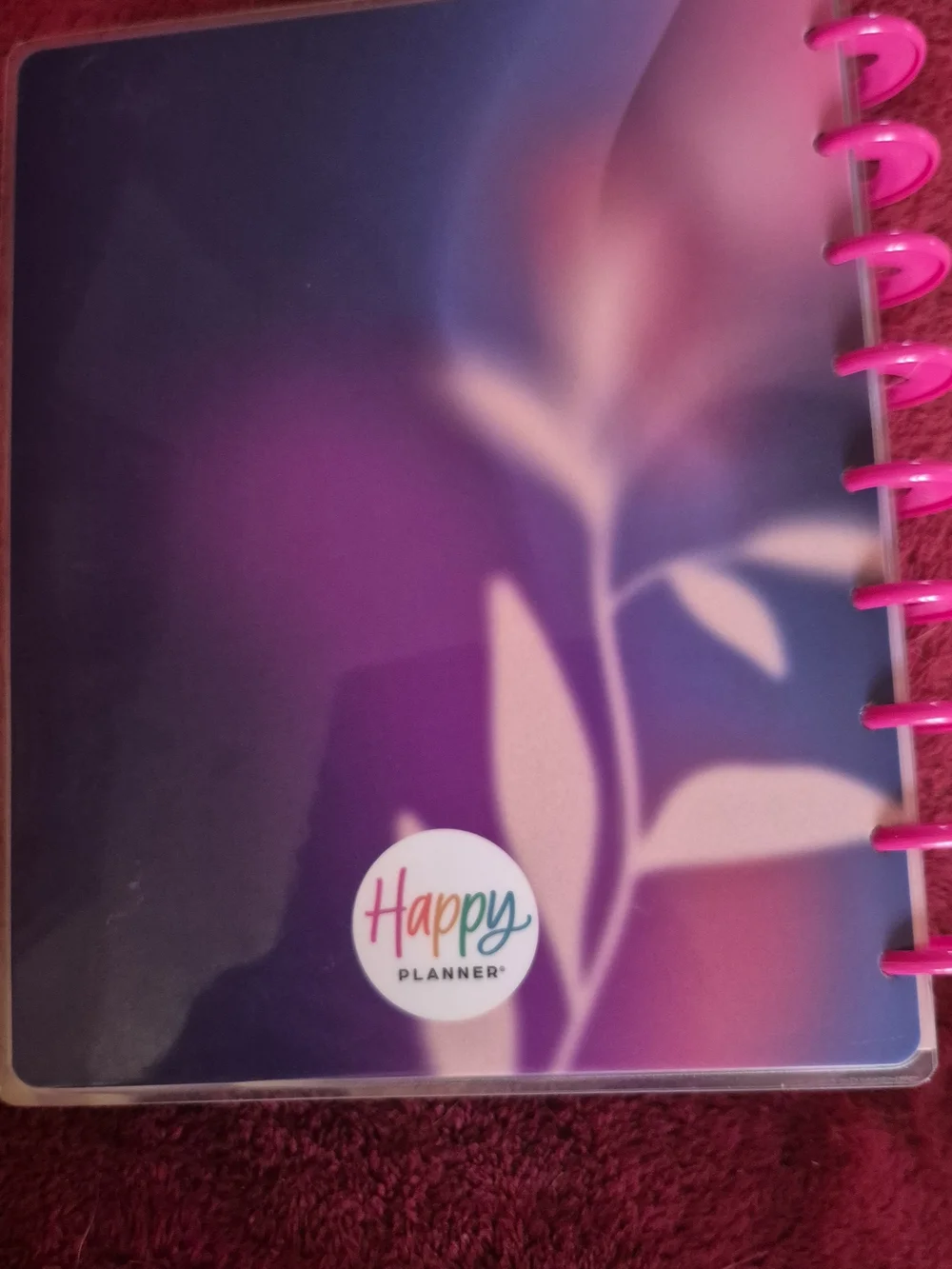 The Happy Planner Purple & Pink 'Be the Best Version of You' Spiral Planner